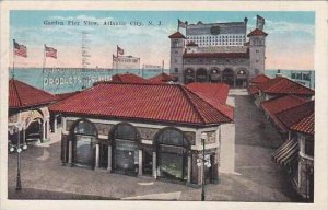 New Jersey Atlantic City Garden Pier View 1921