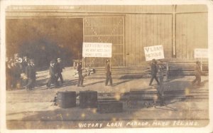 RPPC Victory Loan Parade MARE ISLAND Vallejo, California WWI 1910s Photo Antique