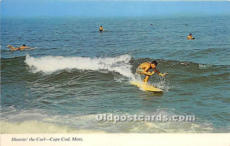 Shootin' The Curl Cape Cod, MA, USA Surfing 1973 