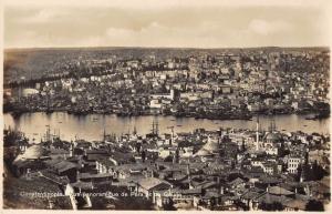 Constantinople Turkey Pera et de Gaiate Real Photo Antique Postcard J78908