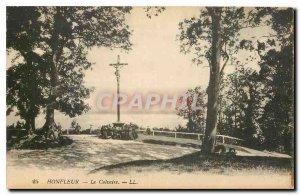 Old Postcard Honfleur Calvary