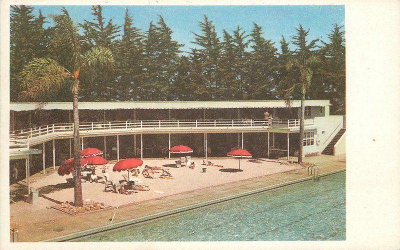 Hotel Biltmore Lido Beach Cabana 1950s Santa Barbara California Schwacher 7487