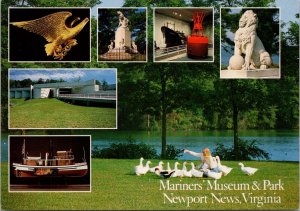 Mariners Museum and Park Newport News VA Postcard PC547