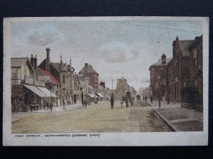 Hertfordshire BERKHAMSTED High St. shows SERVANTS REGISTRY OFFICE c1922 Postcard