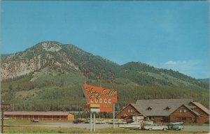 Flying Saddle Clinger Lodge Alpine Wyoming cabins autos boat trailer 1960s F399 