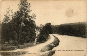 CPA PONT-sur-YONNE - l'YONNE en amont (658501)