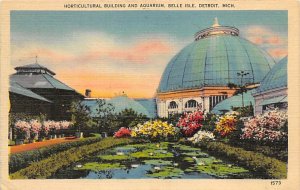 Belle Isle Horticultural Building And Aquarium   - Detroit, Michigan MI