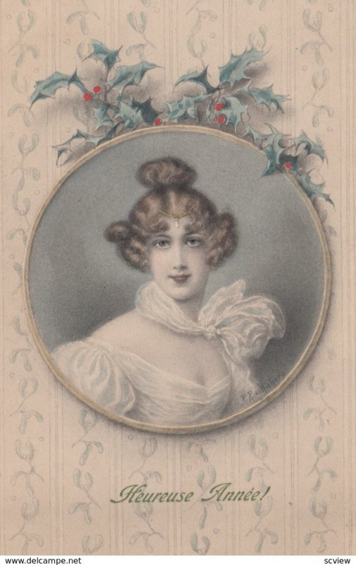 M.M. VIENNE : Female portrait , 1906