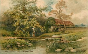 UK Devon Tuck Lydford Mill Dartmoor #6072 C-1910 Postcard 22-10851