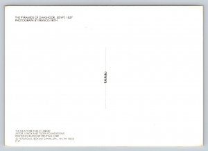 Pyramids of Dahshoor   Egypt  Postcard