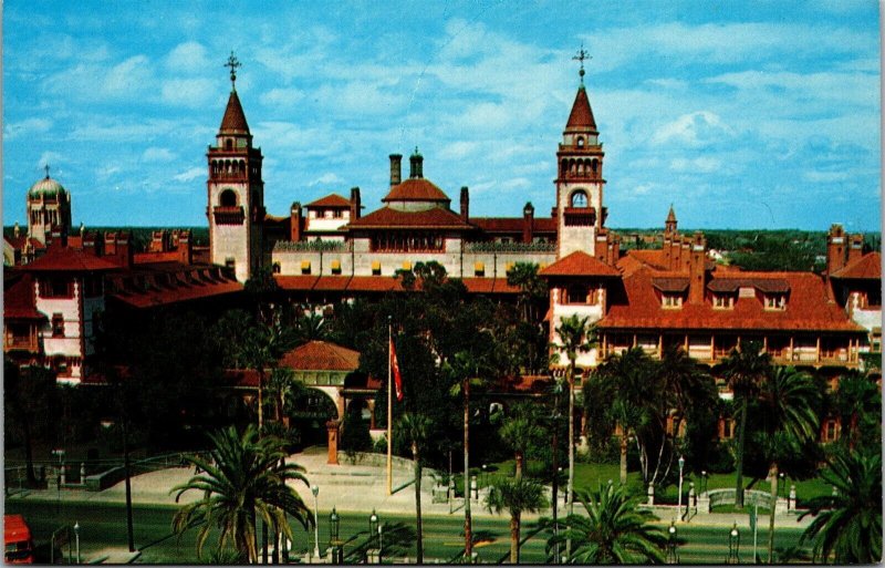 Vtg St Augustine Florida FL Flagler College Postcard