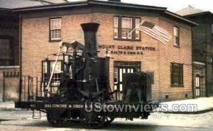 Ohio Transportation Museum - Baltimore, Maryland MD Postcard