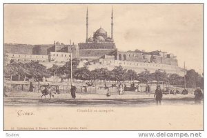 Le Cario , EGYPT - Citadelle et mosque, 1890s-1900