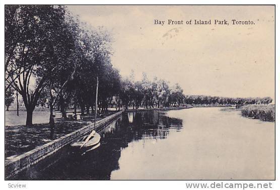 Scenic view,Bay Front of Island Park,Toronto,Ontario,Canada,PU-1907