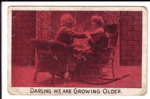 Darling We are Growing Older, Romantic Couple, Fireplace
