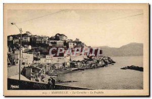 Postcard Old Marseille Corniche the Prophet