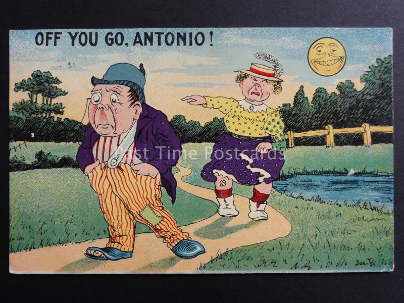 Joe T.  off you go ANTONIO  c1909 par H. B. série