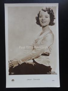 Actress JANET GAYNOR RP Postcard by Fox Films 975