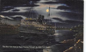 New York Passing Through Cape Cod Ferry Boat Ship 