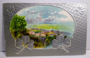 St Patrick's Day Postcard John Winsch Back Scenes From Old Ireland Silver 1914