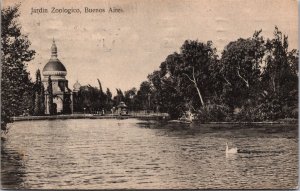 Argentina Buenos Aires Jardin Zoologico Vintage Postcard C130