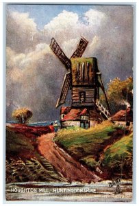 c1910 Houghton Mill Huntingdonshire England Oilette Tuck Art Postcard
