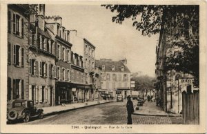 CPA QUIMPER - Rue de la Gare (144209)