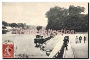 Postcard Old Lagny Quai Saint Pere
