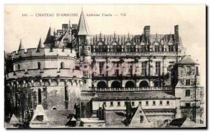 Old Postcard Chateau D & # 39Amboise Amboise