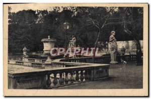 Old Postcard Nimes Fountain View