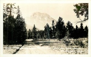 1930s Wyoming String Lake Mt. Moran Jackson Lake Lodge RPPC Postcard 25-11416