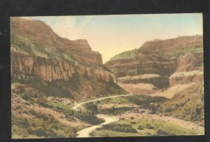 TEN SLEEP PASS WYOMING BIG HORN MOUNTAINS HIGH ROAD VINTAGE POSTCARD