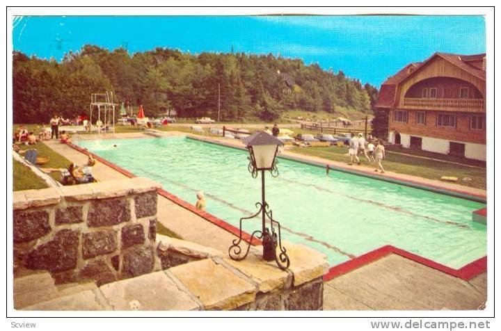 Sun Valley Hotel Suisse, Swimming Pool, Ste. Adele, Quebec, Canada, PU-1987