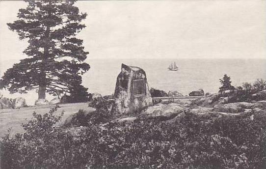 Maine Seal Harbor The Champlain Monument Albertype