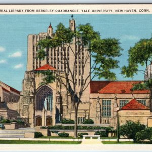 c1940s New Haven, Conn Yale University Berkeley Quadrangle Sterling Library A205