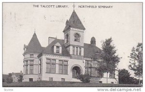 The Talcott Library, Northfield Seminary, PU-1910