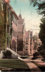 Indiana Bloomington Kirkwood and Science Halls Indiana University 1910 Handco...