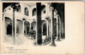 postcard Spain, Toledo - Hotel Castilla - Patio