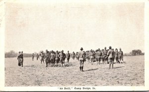 Iowa Des Moines Fort Dodge At Drill 1917
