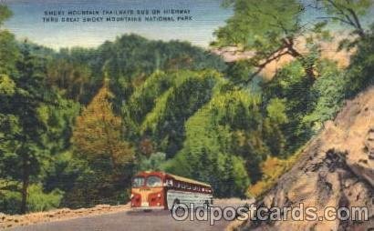 Smoky Mountain Trailways Bus, North Carolina, NC, USA Unused 