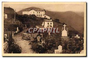Postcard Old Cemetery Types Basques and Basques old Tomb