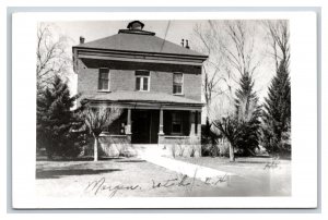 RPPC Morgan County Courthouse Morgan Utah UT UNP Postcard R25