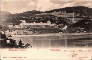 Canada Tadoussac Hotel Tadoussac Vintage Postcard C041
