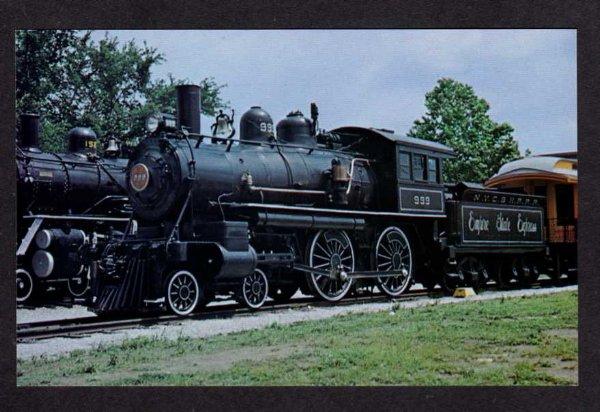 KY New York Central & Hudson Railroad Train Louisville Kentucky Postcard RR