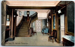M-51538 Main Hall Mt Vernon Mansion Mount Vernon Virginia