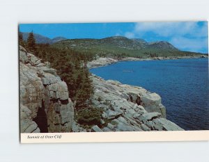 Postcard Summit of Otter Cliff, Acadia National Park, Maine