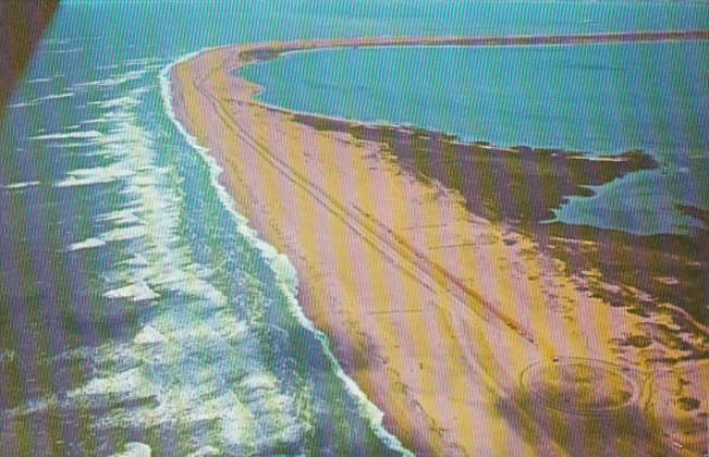 Virginia Assateague Island Aerial View Looking South