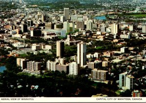 Canada Winnipeg Aerial View