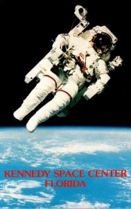 Florida Kennedy Space Center Bruce McCandless With Jet Powered Packpack Taken...