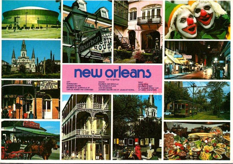 Louisiana New Oorleans Multi View 1988
